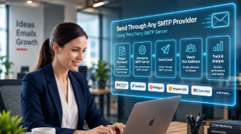 Using third party SMTP Server workflow