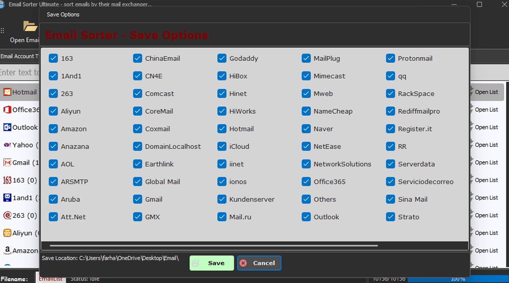 Filter duplicate and unwanted emails