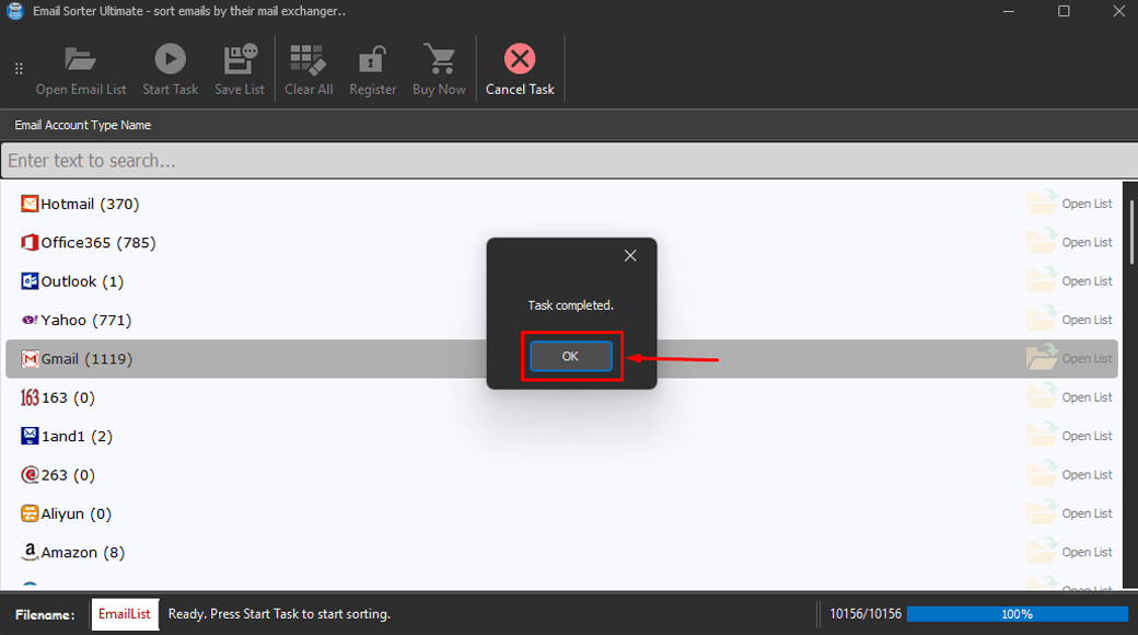 Multiformat Email Export